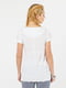 Біла  перфорована блузка А-силуету з короткими рукавами  для вагітних та годуючих мам з секретом годування | 6865659 | фото 4