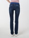 Облягаючі темно-сині джинси Slim fit  для вагітних | 6865673 | фото 4