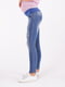 Стрейчеві джинси-скінні із рваними ефектами та широкою бандажною резинкою для вагітних  | 6865676 | фото 4