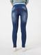 Джинсові штани сині з еластичною бандажною резинкою | 6865678 | фото 4