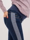 Сині джинси Mom Fit для вагітних з високим трикотажним поясом на живіт | 6865700 | фото 7