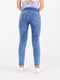 Сині джинси-бойфренди для вагітних з м'якою бандажної резинкою під животик | 6865705 | фото 4