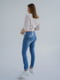 Сіро-блакитні джинси для вагітних з бандажною резинкою під животик | 6865707 | фото 6