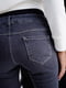 Сірі джинси прямого силуету, завужені до низу для вагітних з широким бандажем під живіт  | 6865710 | фото 4