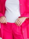 Рожевий костюм oversize для вагітних: сорочка, шорти | 6865738 | фото 2
