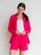 Рожевий костюм oversize для вагітних: сорочка, шорти | 6865738 | фото 3