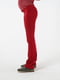 Трикотажні спортивні штани-кльош червоні | 6865753 | фото 3