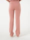 Рожеві спортивні штани-кльош трикотажні | 6865754 | фото 3