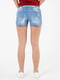 Синій джинсовий комбінезон-трансформер із короткими шортами для вагітних | 6865761 | фото 5