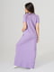 Довга трикотажна сукня-поло фіолетового кольору для вагітних | 6865788 | фото 4