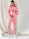 Рожевий костюм для вагітних та годуючих мам з секретом годування: худі, штани з еластичним бандажем | 6865796 | фото 4