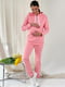 Рожевий костюм для вагітних та годуючих мам з секретом годування: худі, штани з еластичним бандажем | 6865796 | фото 6
