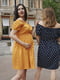 Жовта в горошок сукня для вагітних з м'якої тканини | 6865821 | фото 4
