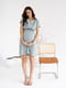 Зелена принтована сукня для вагітних та годуючих мам з секретом для годування | 6865826 | фото 4
