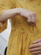 Сукня повітряна з секретом для годування кольору шафран | 6865846 | фото 2