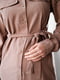 Бежева сукня із секретом для годування строгого фасону | 6865863 | фото 2