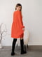 Сукня вільного крою бавовняна з секретом для годування помаранчева | 6865868 | фото 6