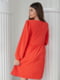 Сукня вільного крою бавовняна з секретом для годування помаранчева | 6865868 | фото 7