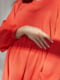 Сукня вільного крою бавовняна з секретом для годування помаранчева | 6865868 | фото 9
