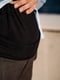 Сірі класичного крою штани для вагітних з високим трикотажним животиком  | 6865922 | фото 8