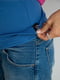 Сині джинси-мом для вагітних з подвійною підтримкою живота | 6865979 | фото 2