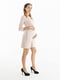 Бежева замшева сукня для вагітних з рукавом 3/4 | 6866006 | фото 2
