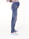 Сині джинси прямого силуету для вагітних з високим трикотажним поясом  | 6866023 | фото 3