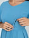 М'яка сукня блакитна з секретом годування з дихаючої бавовняної тканини | 6866026 | фото 2