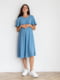 М'яка сукня блакитна з секретом годування з дихаючої бавовняної тканини | 6866026 | фото 5