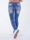 Сині джинси-скінні для вагітних з еластичною резинкою на поясі | 6866057 | фото 4