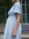 Сукня із секретом для годування блакитна з гіпоалергенної тканини | 6866071 | фото 2