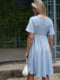 Сукня із секретом для годування блакитна з гіпоалергенної тканини | 6866071 | фото 4