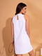 Біла укорочена сукня з бавовняної прошви | 6871725 | фото 3