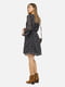 Сукня чорна вільного крою з принтом | 6871953 | фото 4