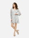 Шифонова розкльошена сукня в стилі ампір в різнокольоровий принт | 6871967 | фото 2