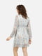 Шифонова розкльошена сукня в стилі ампір в різнокольоровий принт | 6871967 | фото 3