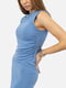 Коротка сукня облягаючого крою синя | 6872022 | фото 5