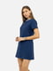 Синя міні-сукня із коротким рукавом | 6872023 | фото 3