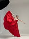 Ошатна червона сукня з глибоким декольте | 6506451 | фото 2