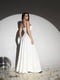 Белое свадебное платье в пол с поясом | 6873910 | фото 6