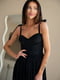 Блестящее черное пышное платье | 6873933 | фото 2