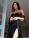 Блестящее черное пышное платье | 6873933 | фото 3