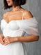 Корсетна біла сукня з чашками | 6873936 | фото 4