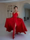Длинное красное платье на бретелях | 6873958 | фото 4
