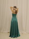 Зеленое платье на бретелях | 6873987 | фото 5