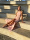 Розовое макси-платье с открытой спиной | 6873993 | фото 2