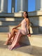 Розовое макси-платье с открытой спиной | 6873993 | фото 3