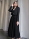 Елегантна чорна сукня-міді з поясом | 6873994 | фото 5