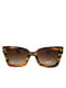 Сонцезахисні окуляри в коричнево-бурштиновій оправі | 6866092 | фото 2