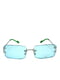 Сонцезахисні окуляри в сріблястій оправі | 6866099 | фото 3